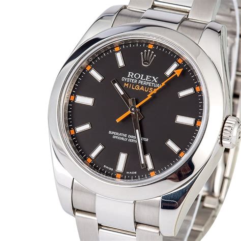 used rolex milgauss|More.